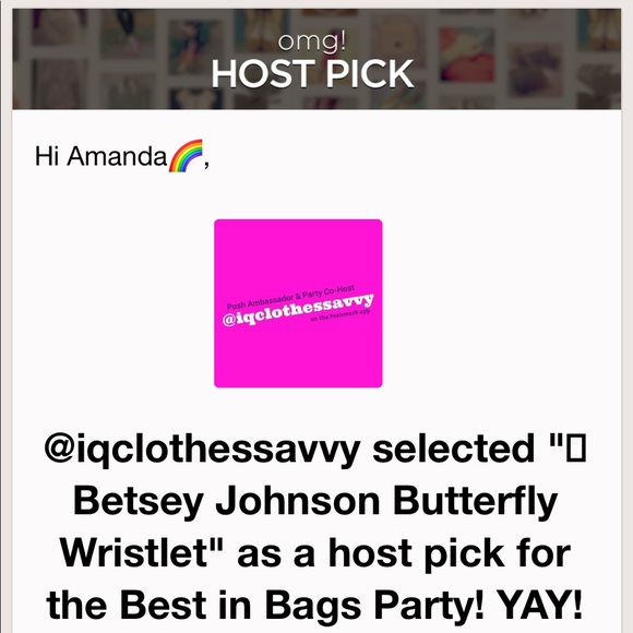 PARTY SALE!! Betsey Johnson Butterfly Wristlet - Picture 7 of 7